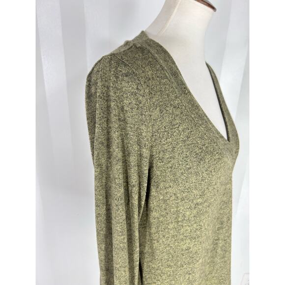 HARLOWE & GRAHAM Women’s Olive Green Lightweight Sweater Sz L - Picture 6 of 9